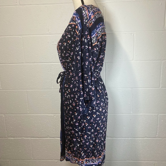 Seafolly Remix Indigo Floral Coverup - Picture 5 of 12